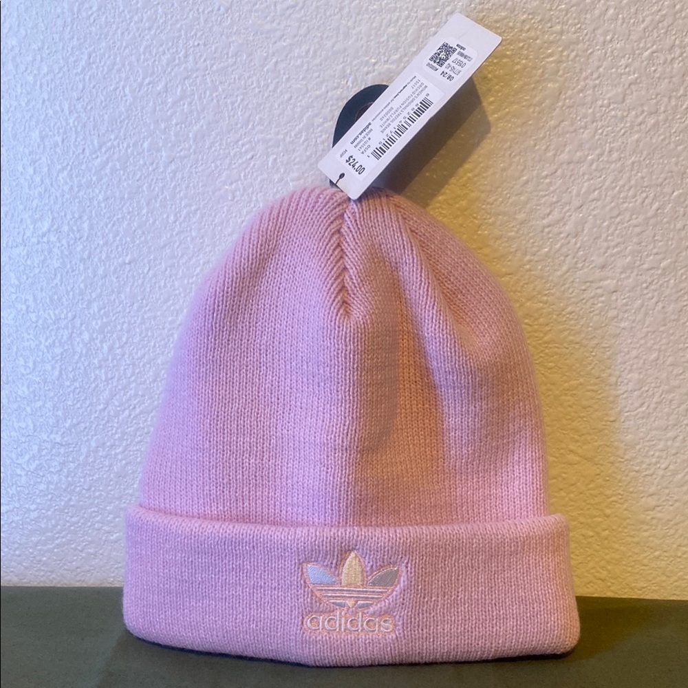 adidas Pink Knit Beanie